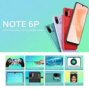 Смартфон Ulefone Note 6(P) 4G Dual SIM 6.1 дюйм 2 ГБ + 32 ГБ 8 Мп + 5 Мп Black synthetic.ua - Фото 1