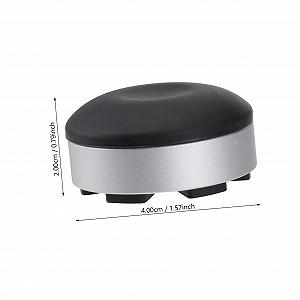 Підставка для ноутбука GALPADA з тепловідведенням, портативна, з протиковзкою основою для домашнього офісу, ергономічна, невелика, чорна synthetic.ua - Фото 1