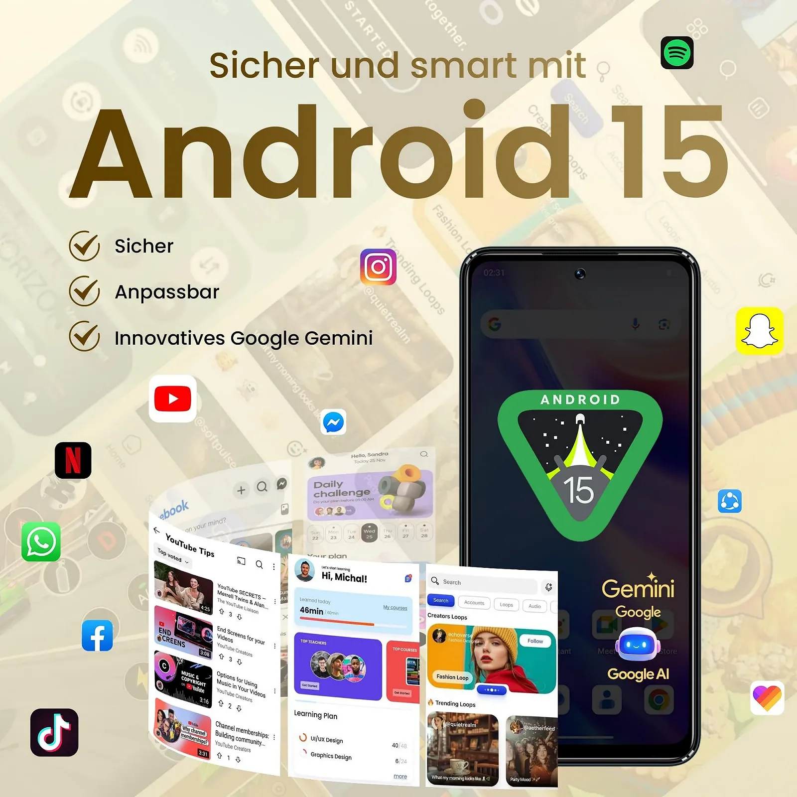 Смартфон LAGENIO A11 Pro 24GB RAM 256GB 4G Dual SIM Purple, фото №3