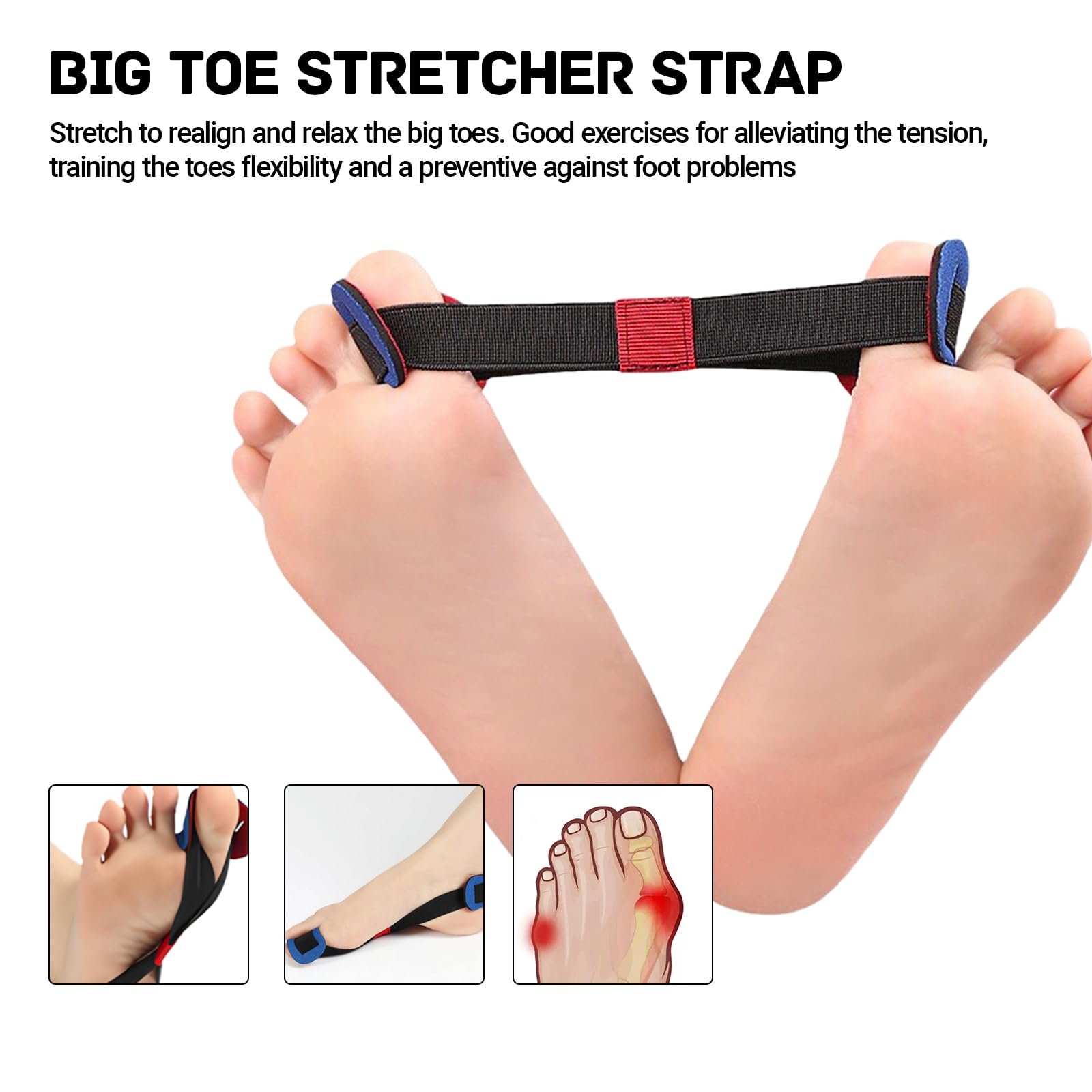 Роздільник для пальців ніг (6 шт.) Hallux Valgus, знеболення при молоткоподібних пальцях, фото №5