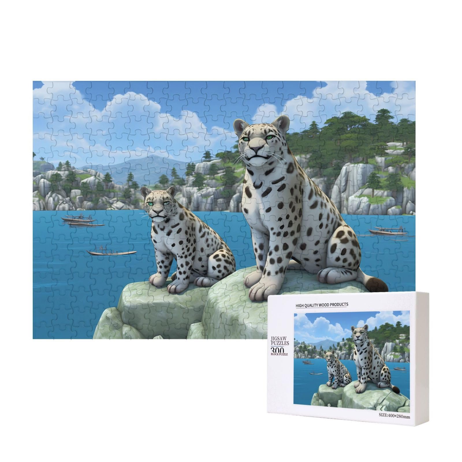 Пазл Snow Leopard Final bringer 300 деталей 40 x 28 см, фото №1