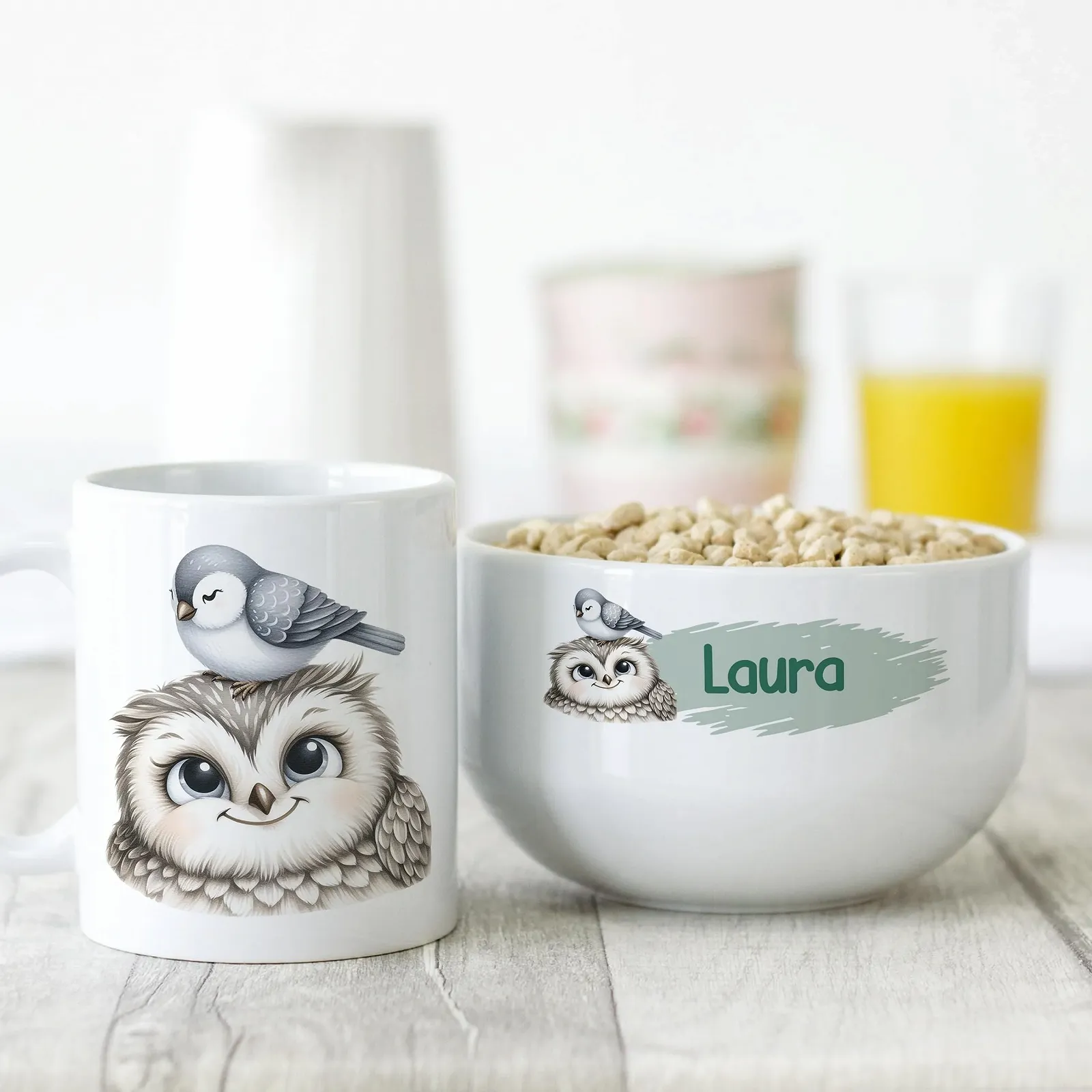 Набор для завтрака GRAZDesign Кружка с миской для хлопьев, фото №2 Набор для завтрака GRAZDesign Кружка с миской для хлопьев, фото №2