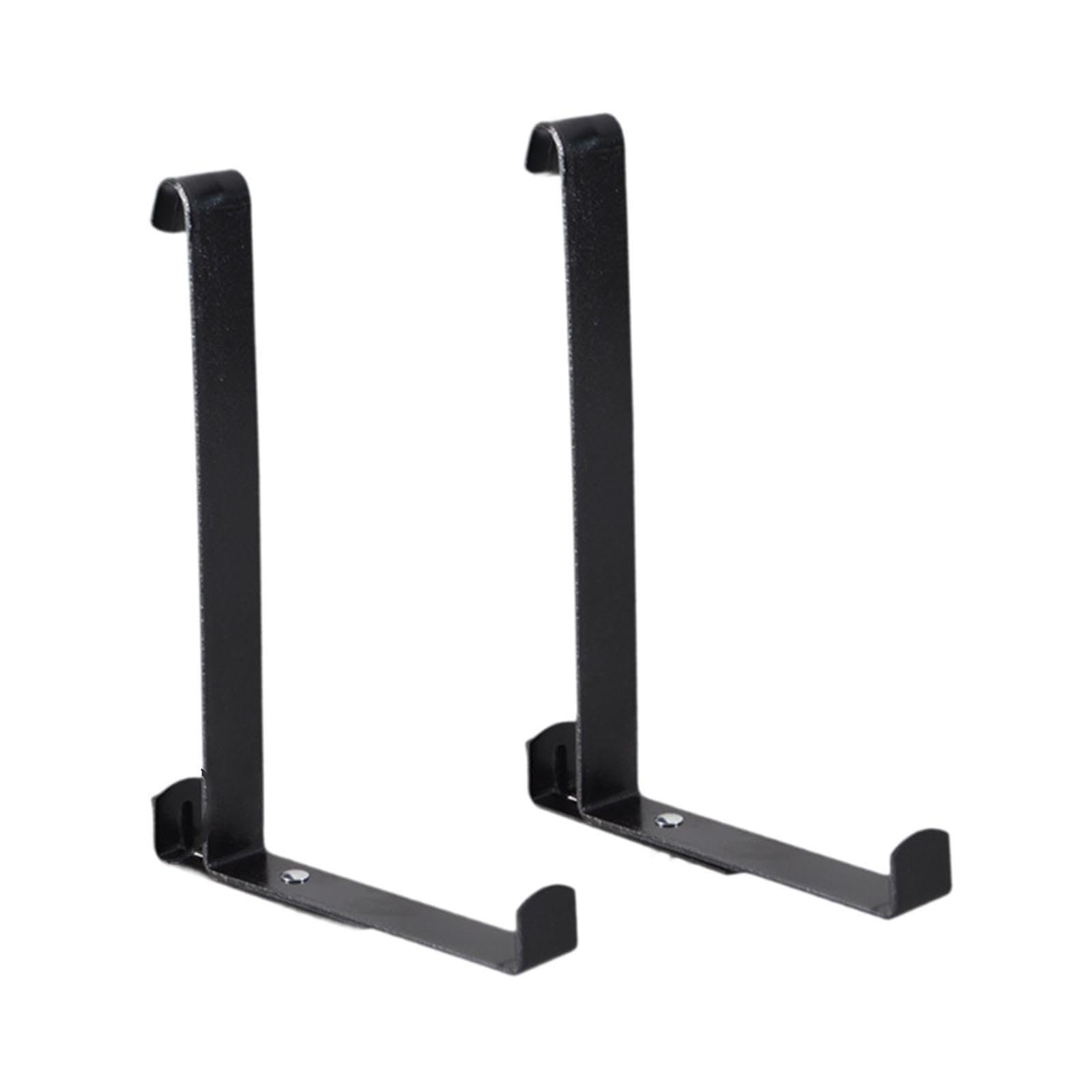 Крючки металлические для балконного ящика 2 шт. Черный, фото №1