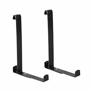 Крючки металлические для балконного ящика 2 шт. Черный - Фото 1