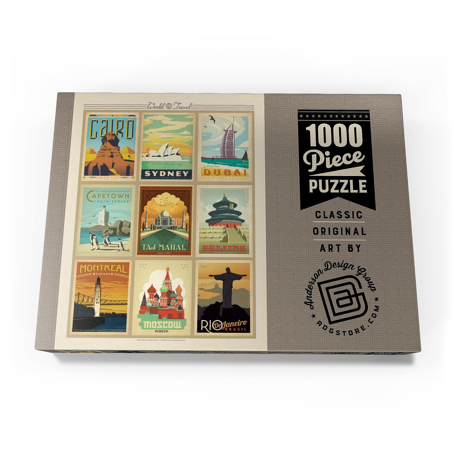 Пазл MyPuzzle Special Collection by Anderson Design Group World Travel, Collage, Vintage Poster 1000 элементов, фото №4