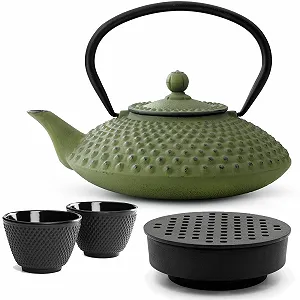 Чайник-заварник Bredemeijer Чавунний 1250 мл Зелений - Фото 1