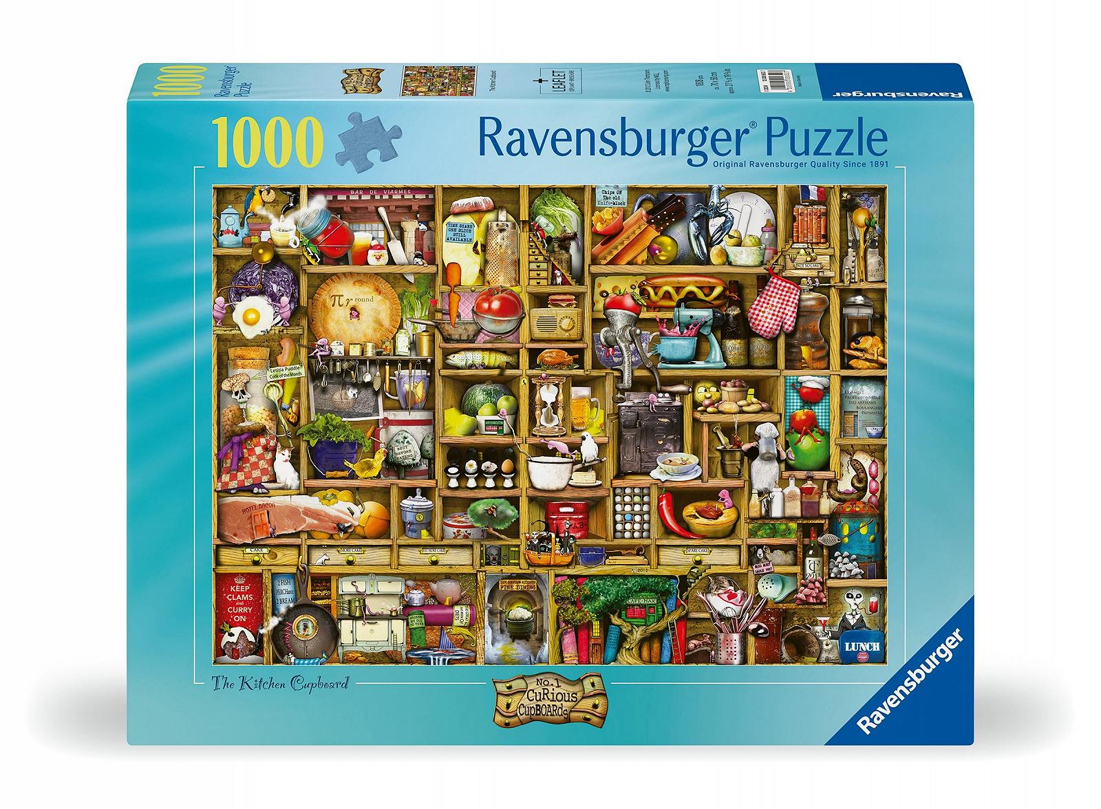 Пазл Ravensburger Curious Kitchen Shelf 12000652 1000 елементів для дорослих та дітей від 14 років, фото №2