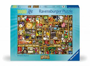 Пазл Ravensburger Curious Kitchen Shelf 12000652 1000 елементів для дорослих та дітей від 14 років synthetic.ua - Фото 1