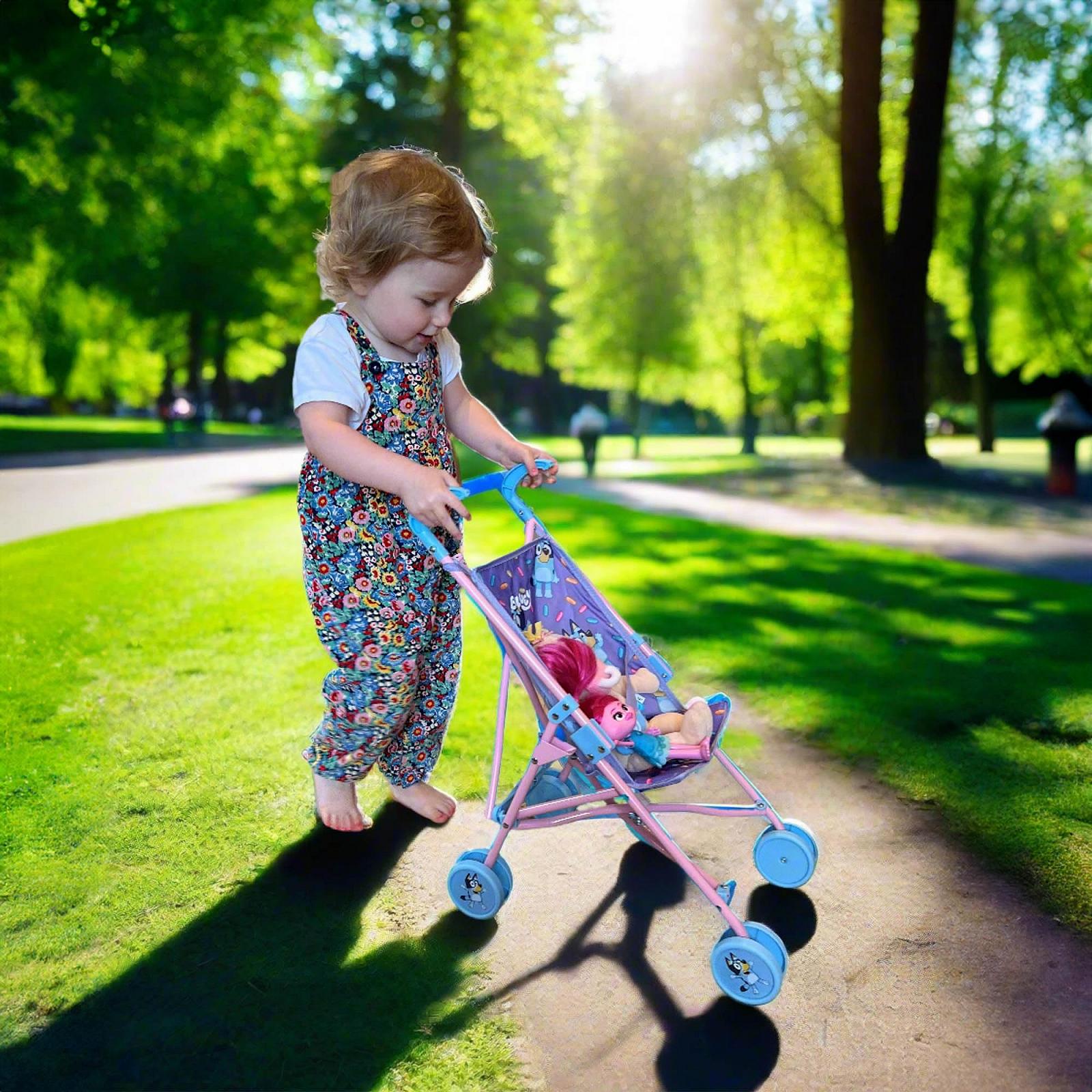 Коляска для кукол Bluey Junior Синий, фото №6 Коляска для кукол Bluey Junior Синий, фото №6