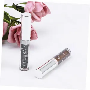 Рідка Підводка для очей з блискітками minkissy, блискуча synthetic.ua - Фото 1