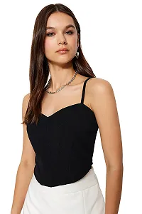 Купить Бюстгальтер-бюстье Trendyol Slim Fit Basic Sweetheart трикотажный - Фото 1 Бюстгальтер-бюстье Trendyol Slim Fit Basic Sweetheart трикотажный - Фото 1