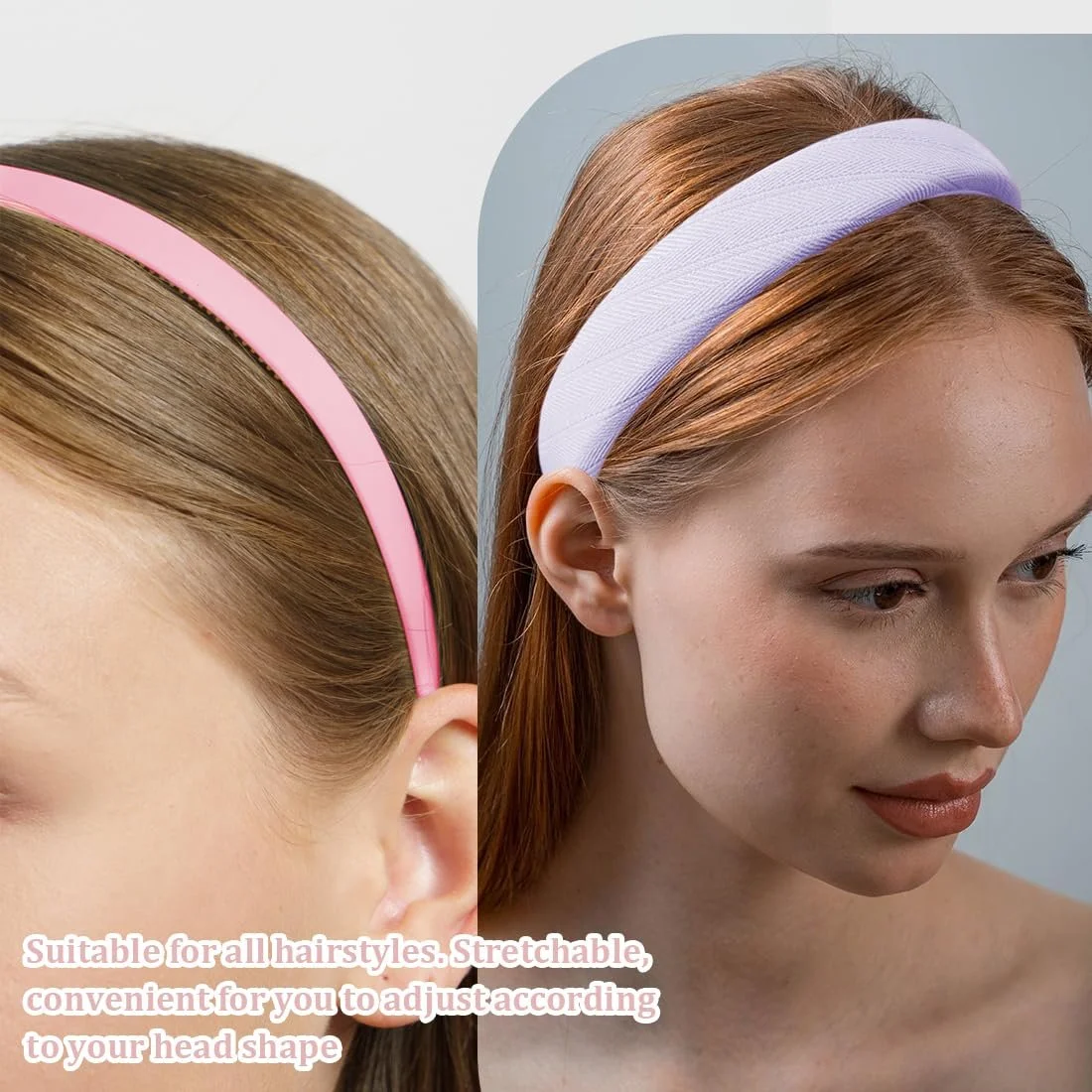 Набір жіночих обручів на голову (3 шт.), фото №3