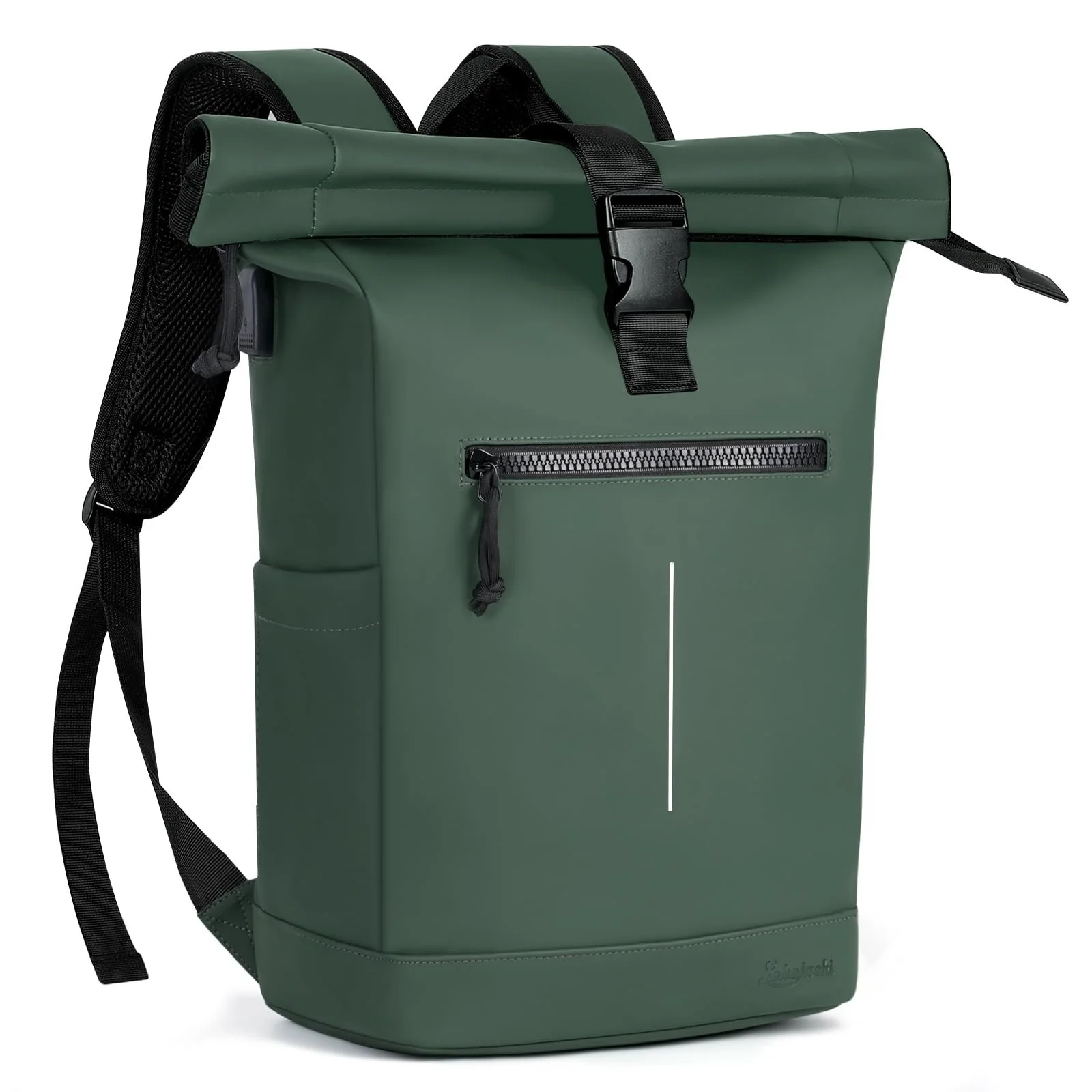 Рюкзак для ноутбука Roll-Top XL Waterproof Легкий Зеленый, фото №1 Рюкзак для ноутбука Roll-Top XL Waterproof Легкий Зеленый, фото №1