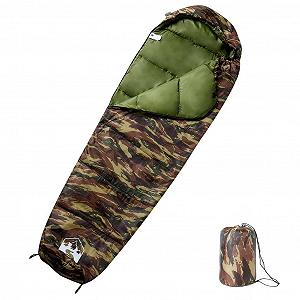 Спальный мешок Outdoor Freizeit Mumienschlafsack для взрослых 3 сезонов Камуфляж - Фото 1