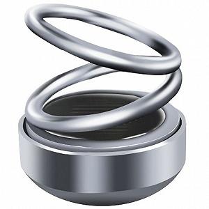 Ароматизатор в автомобиль Левитирующие кольца от солнечного света MIO 1 сменный картридж Серый 050967 - Фото 1