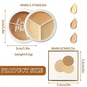 Консилер Tri-Colour Concealer Make-Up Повна палітра консилерів для корекції кольору synthetic.ua - Фото 1