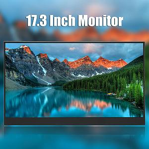 Переносний Монітор 17.3 дюйма HD 2K 2560 X 1440 USB C HDMI synthetic.ua - Фото 1