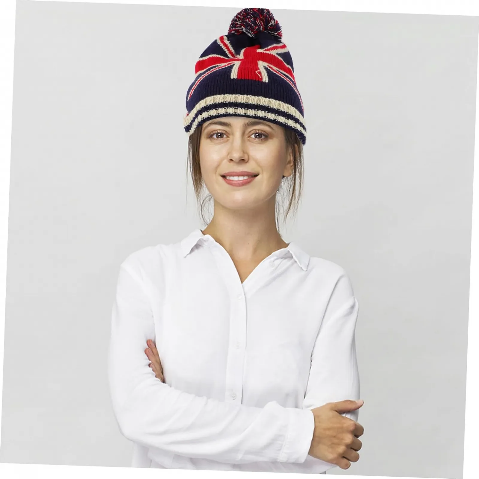 Вязаная шапка PACKOVE из акрилового волокна, фото №9