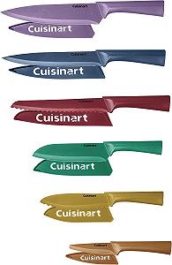 Набір ножів Cuisinart Advantage C55-12PMC, 12 предметів, багатокольоровий - Фото 1