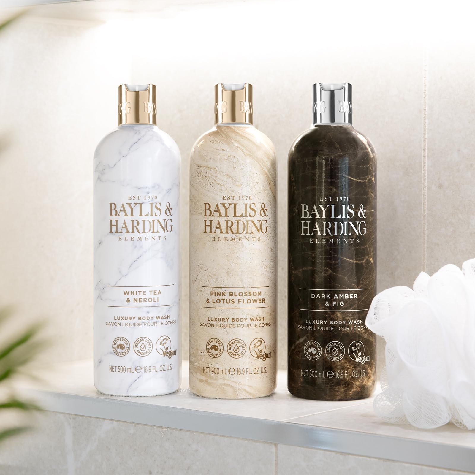 Гель для душа Baylis & Harding Elements Luxury Pink Blossom Lotus Flower 500 мл (упаковка из 4 шт.), веганский, фото №7 Гель для душа Baylis & Harding Elements Luxury Pink Blossom Lotus Flower 500 мл (упаковка из 4 шт.), веганский, фото №7