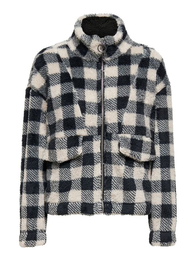 Пальто ONLY ONLDALINA L/S TEDDY SWT 15216686 Pumice Stone Темно-синій M, фото №3