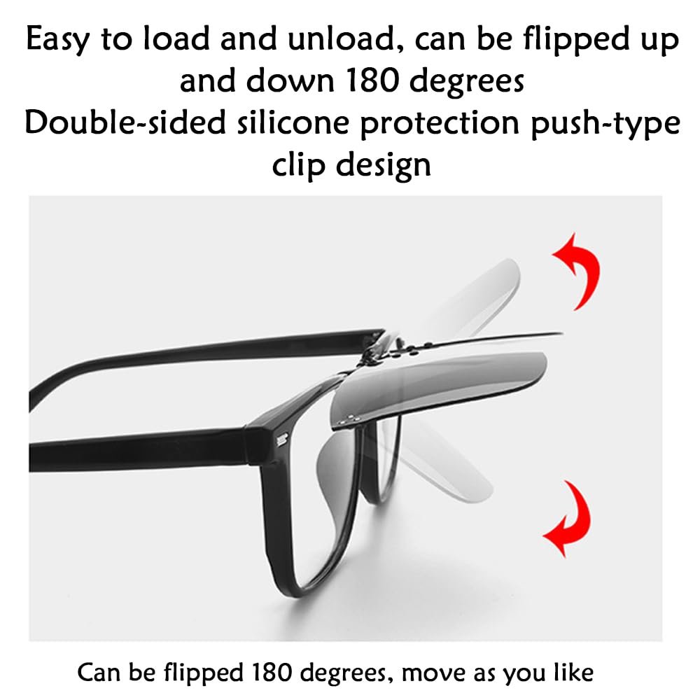 Сонцезахисні окуляри кліпса, поляризовані, кліпса на окуляри, UV400, фото №4