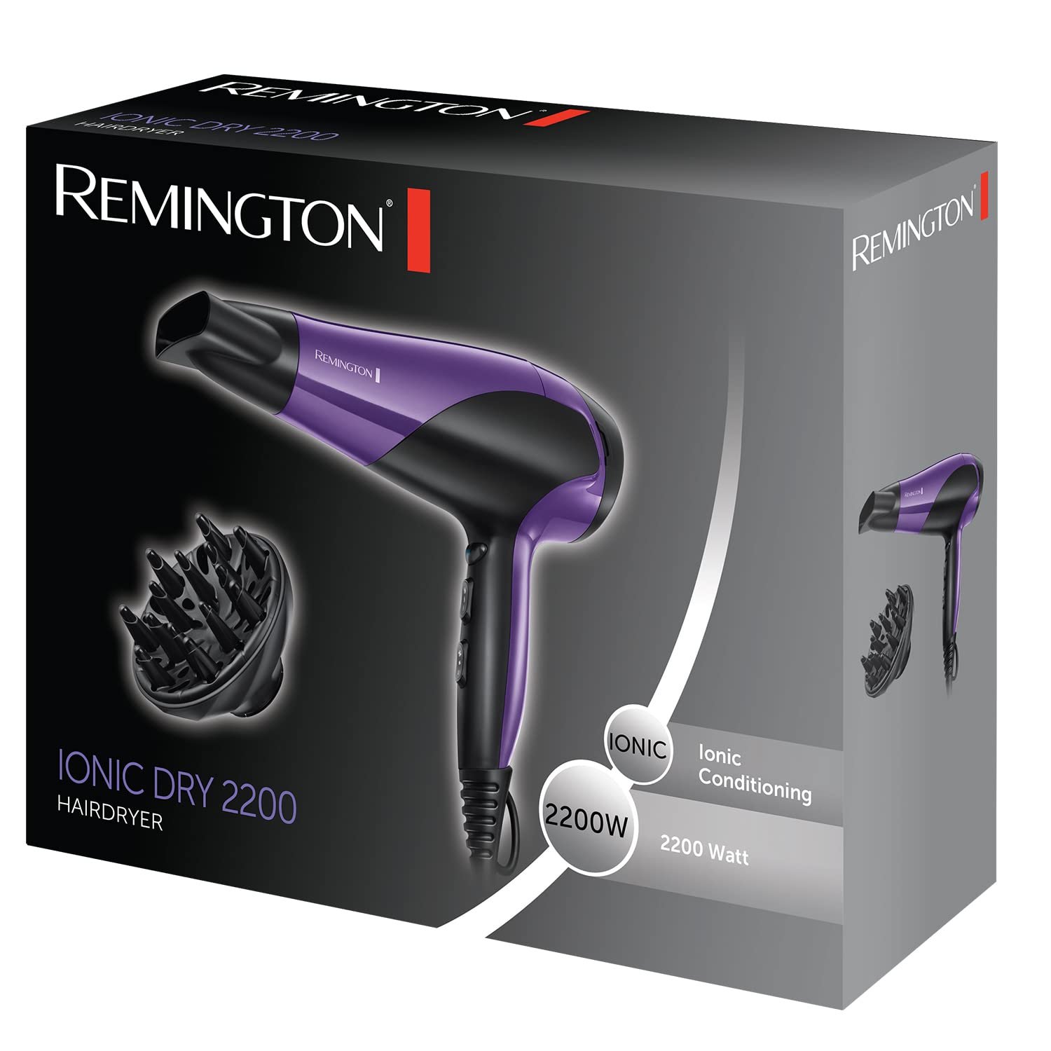 Фен Remington Ionic Conditioning D3190 2200 Вт, фото №7