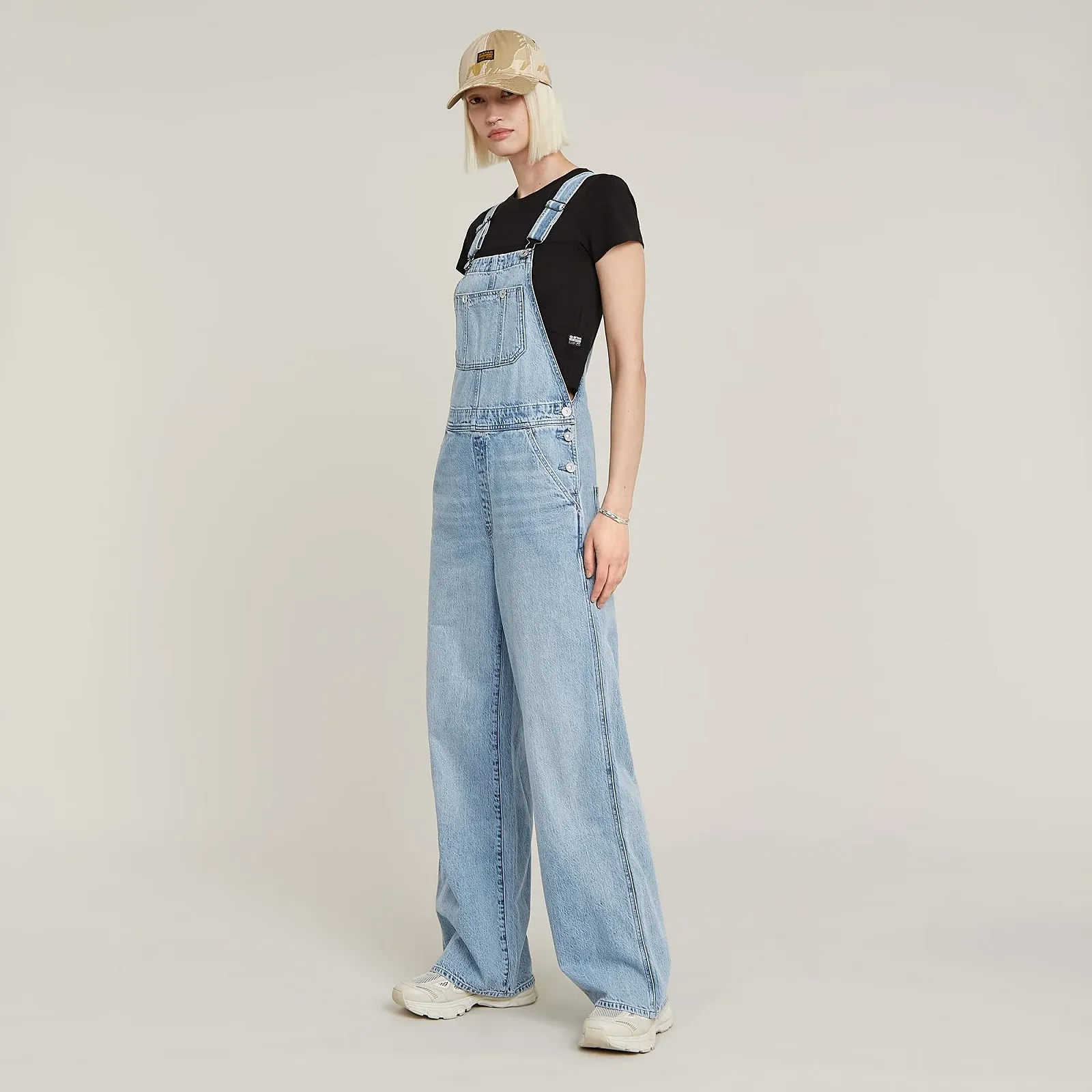 Жіночий комбінезон джинсовий G-Star Straight Leg Dungaree Loose Fit - S, фото №3