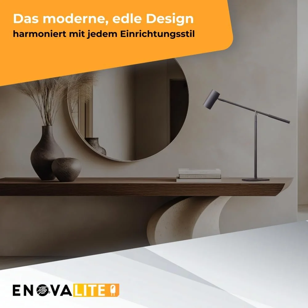 Настільна лампа Modern Spot поворотна GU10 алюміній Чорна, фото №6