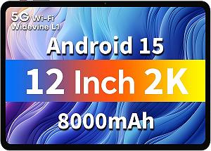 Купити Планшет ODEA A12 12" (4+8)/128Гб 5G 8-ядер Android 15 8000 мАг Чорний-блакитний - Фото 1 Планшет ODEA A12 12" (4+8)/128Гб 5G 8-ядер Android 15 8000 мАг Чорний-блакитний - Фото 1
