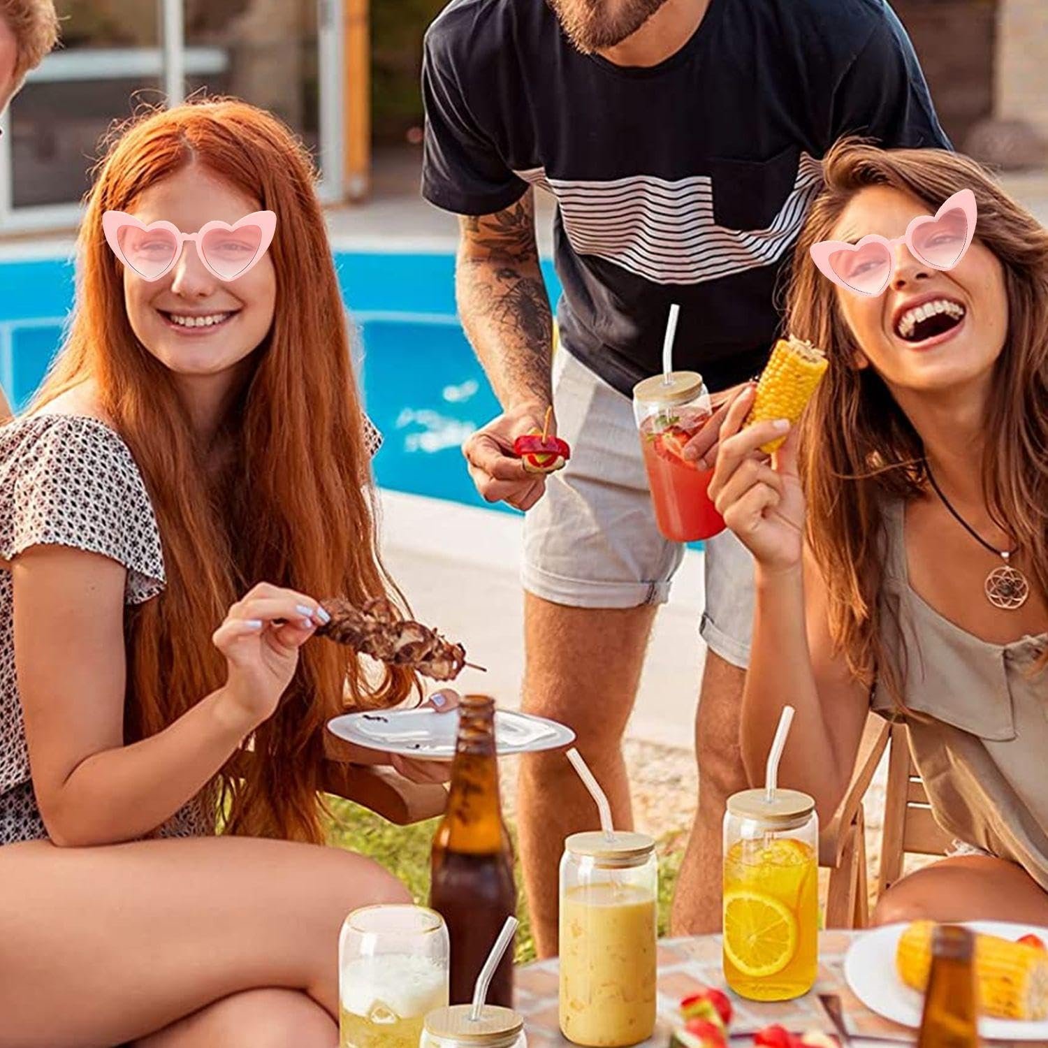 Солнцезащитные Очки Розовые (2 шт), фото №6