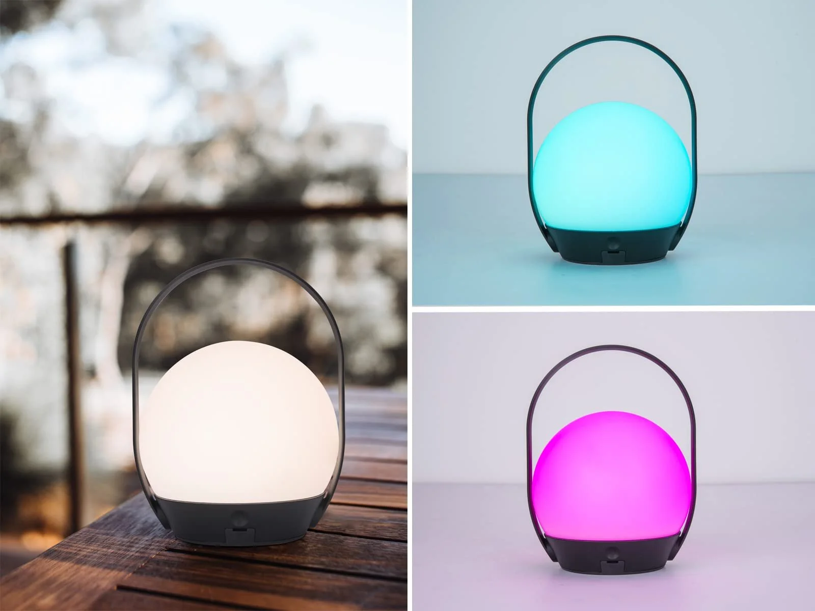 Настільна лампа Cardi LED Smart Home Bluetooth USB Чорний Білий, фото №2