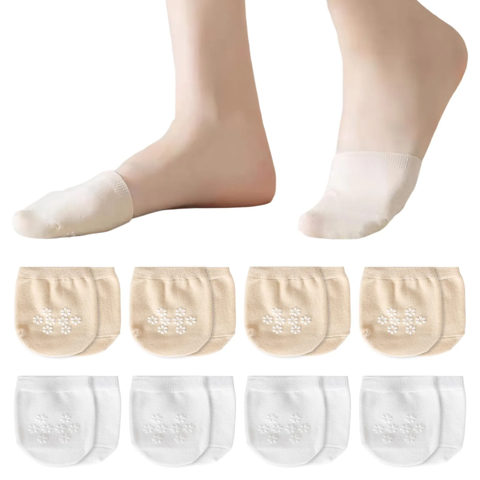 Шкарпетки жіночі, півшкарпетки, 8 пар, фото №1