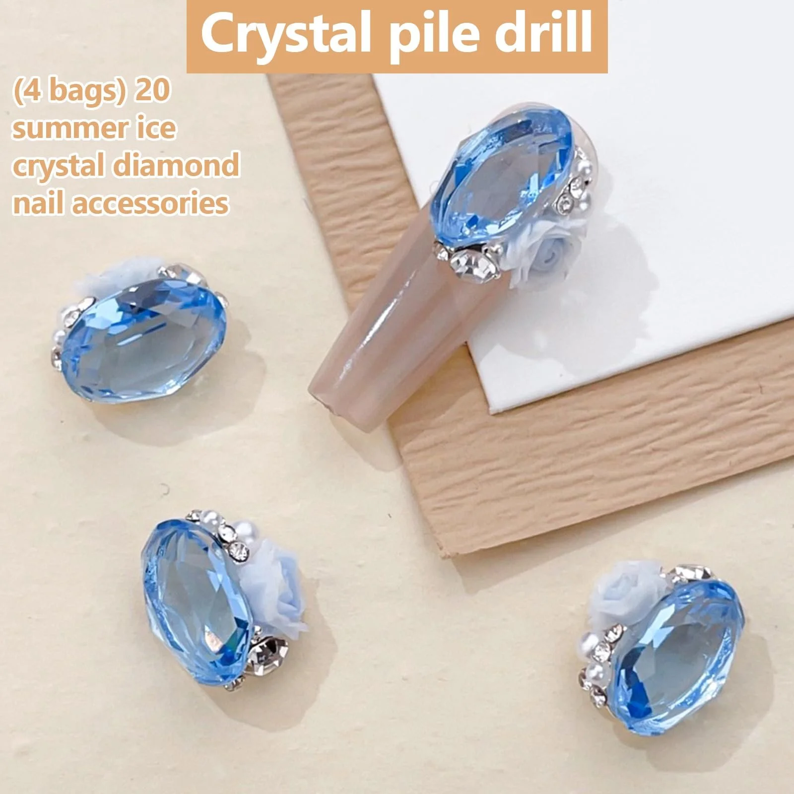 Стразы Цветочные Прямоугольные Разноцветные 4 шт, фото №3 Стразы Цветочные Прямоугольные Разноцветные 4 шт, фото №3