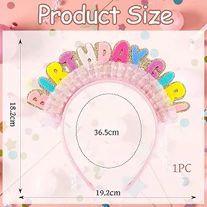 Обруч на день рождения для девочек synthetic.ua - Фото 1