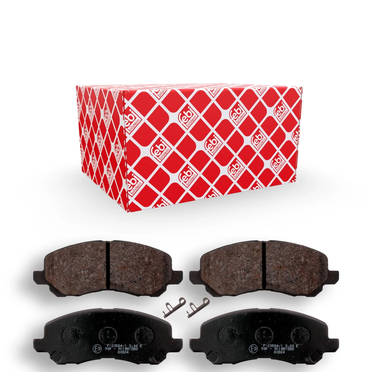 Комплект тормозных колодок, дисковый тормоз FEBI BILSTEIN 16644, фото №1 Комплект тормозных колодок, дисковый тормоз FEBI BILSTEIN 16644, фото №1