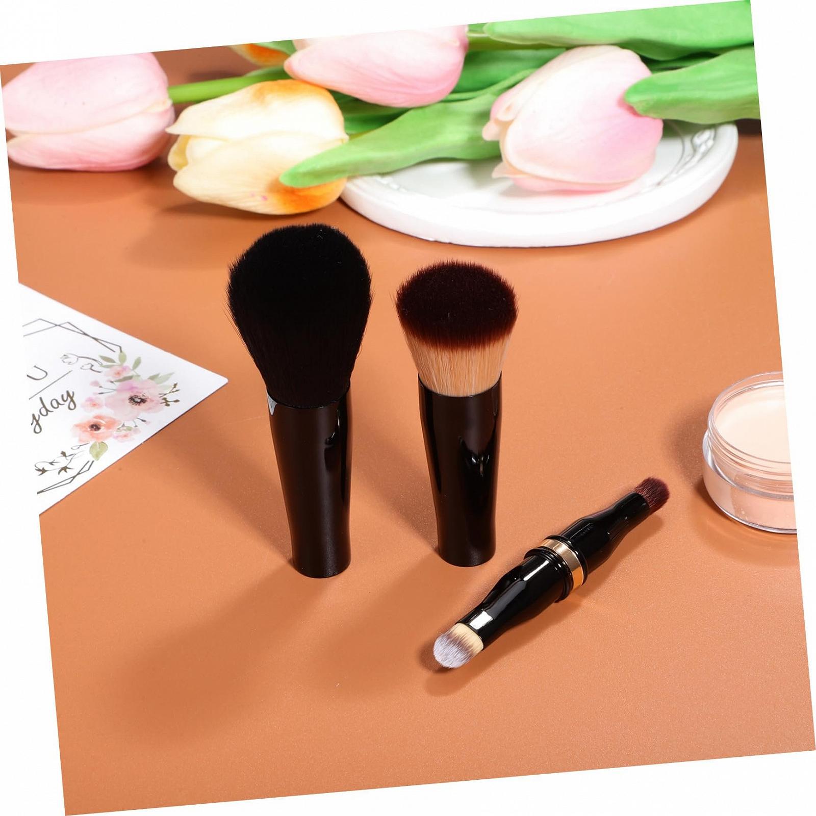 Набор кистей для макияжа Reise-Make-up-Pinsel 4 в 1, дорожный размер, Kunstfaser, фото №7
