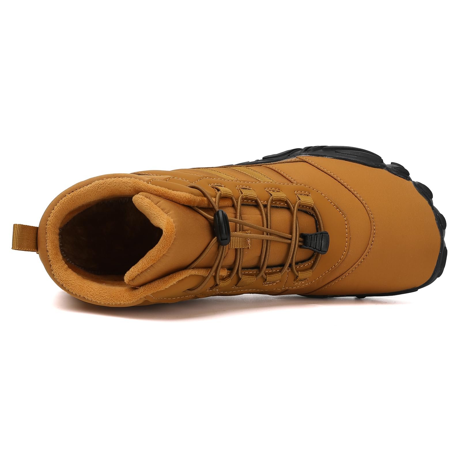 Ботинки Aonegold Warm Lined Unisex Outdoor Non-Slip Зимние Черные, фото №3