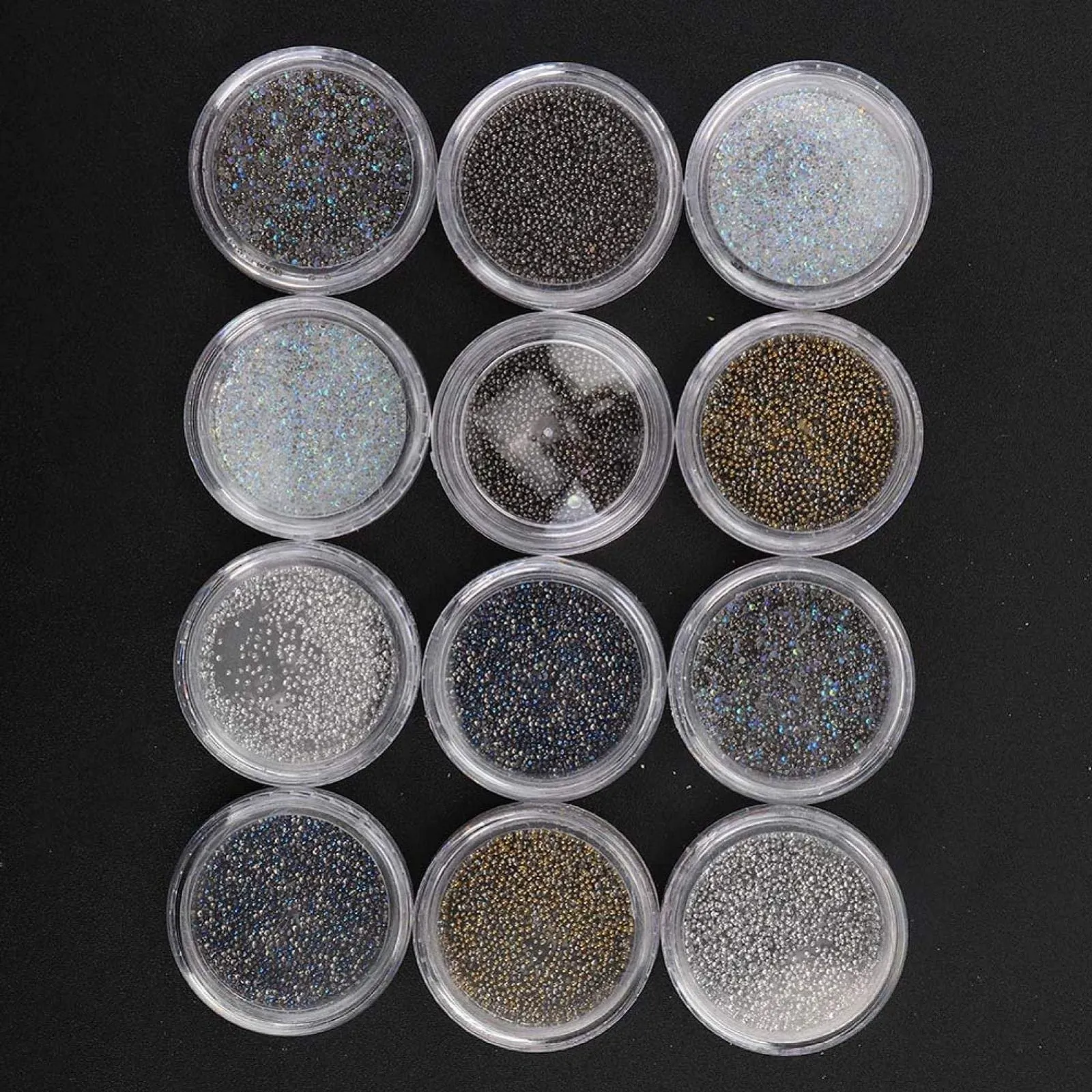 Бусины для ногтей DIY, 12 ячеек, блестки, стразы, украшения для маникюра, инструменты, украшения для кончиков ногтей DIY, 3D украшения для ногтей, фото №9