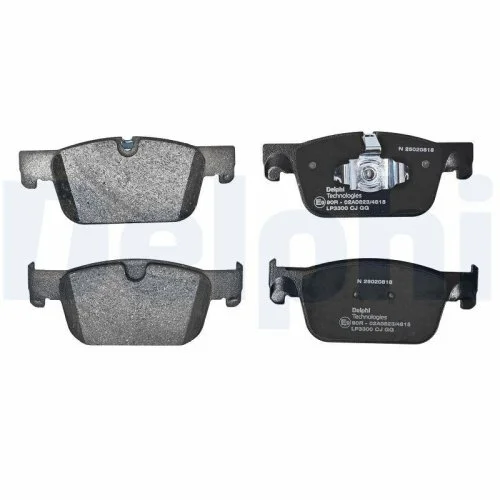 Комплект тормозных колодок, дисковый тормоз DELPHI LP3300 для VOLVO, VOLVO ASIA, передний мост, фото №2