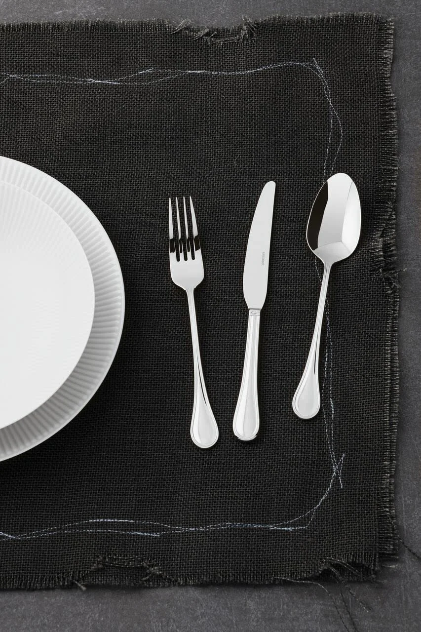 Набір столового посуду Sambonet Royal 52563-G6, нержавіюча сталь 18/10, на 6 персон, 30 предметів, фото №4 Набір столового посуду Sambonet Royal 52563-G6, нержавіюча сталь 18/10, на 6 персон, 30 предметів, фото №4