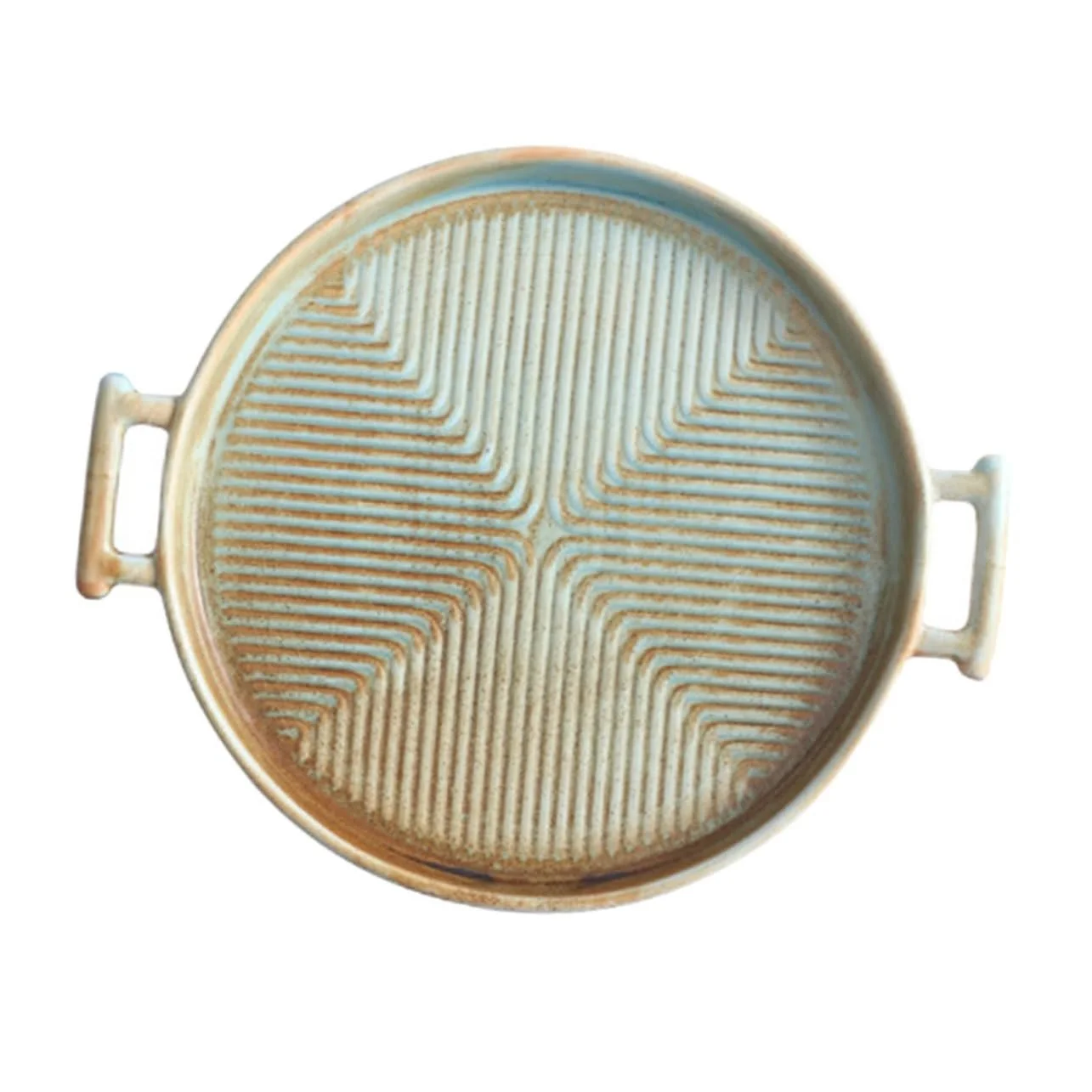 Форма для запекания SOIMISS круглая керамическая термостойкая с ручками антипригарная, фото №1