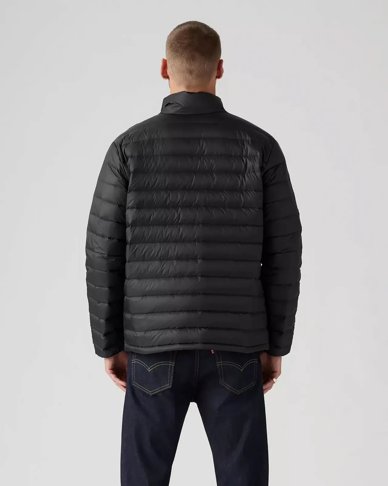 Мужская куртка Levis - Tobal Down Packable Jet Black - S, фото №2