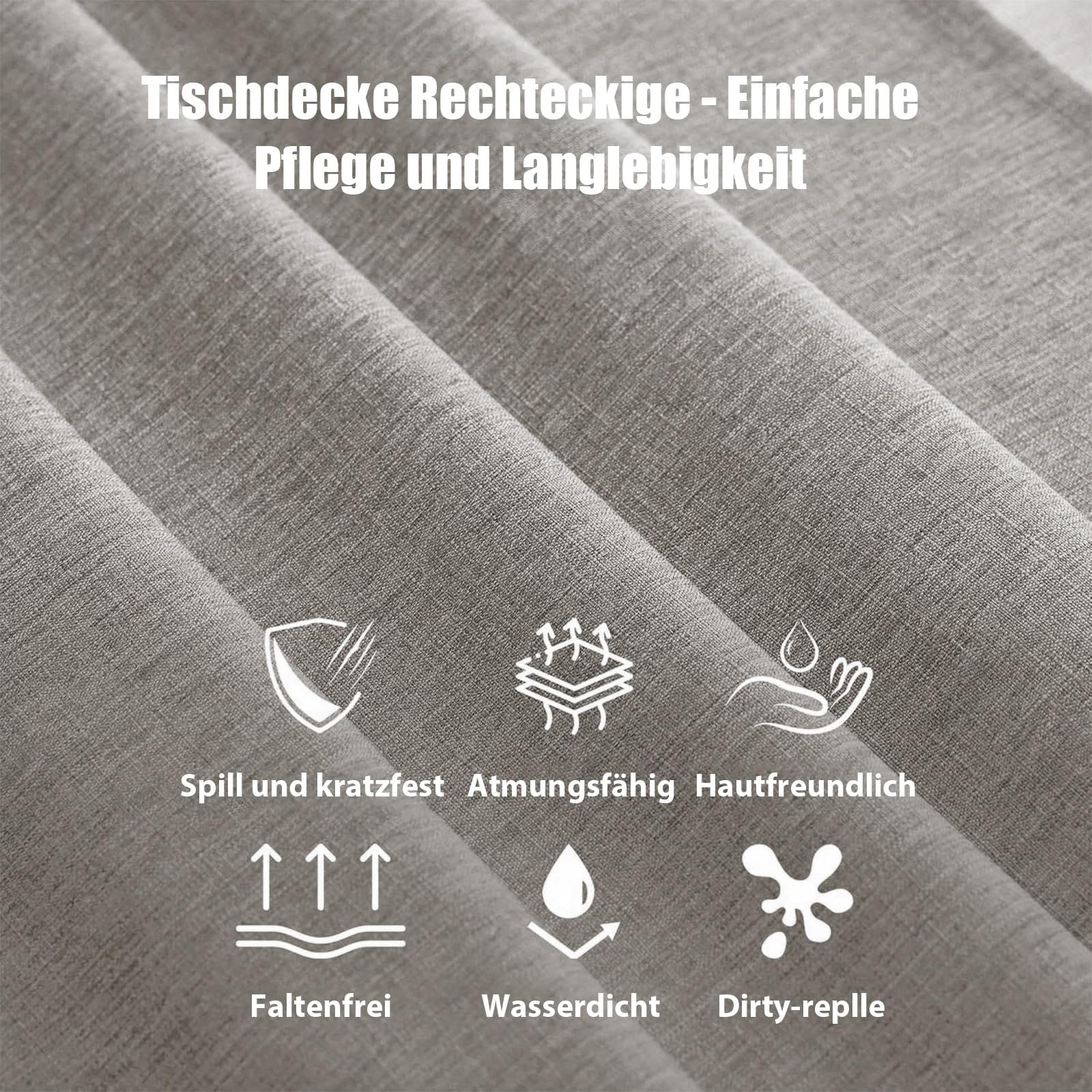 Скатертина Cotton Linen 140 x 200 cm, фото №4