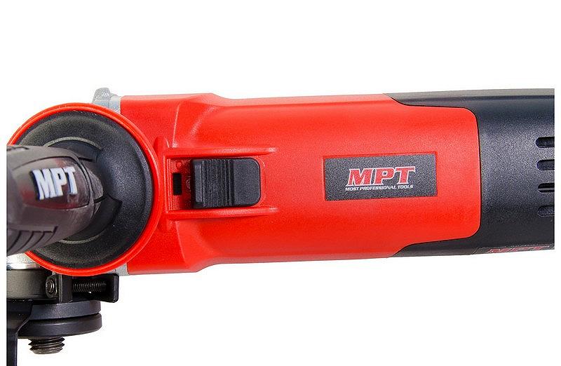 Машина кутошліфувальна MPT PROFI 125 мм 800 Вт 11000 об/хв підшипники C&U MAG8003, фото №5