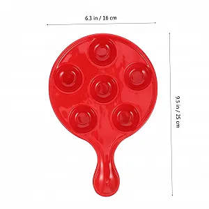 Форма для запекания улиток Керамическая с 6 отверстиями Компактная Легкая synthetic.ua - Фото 1