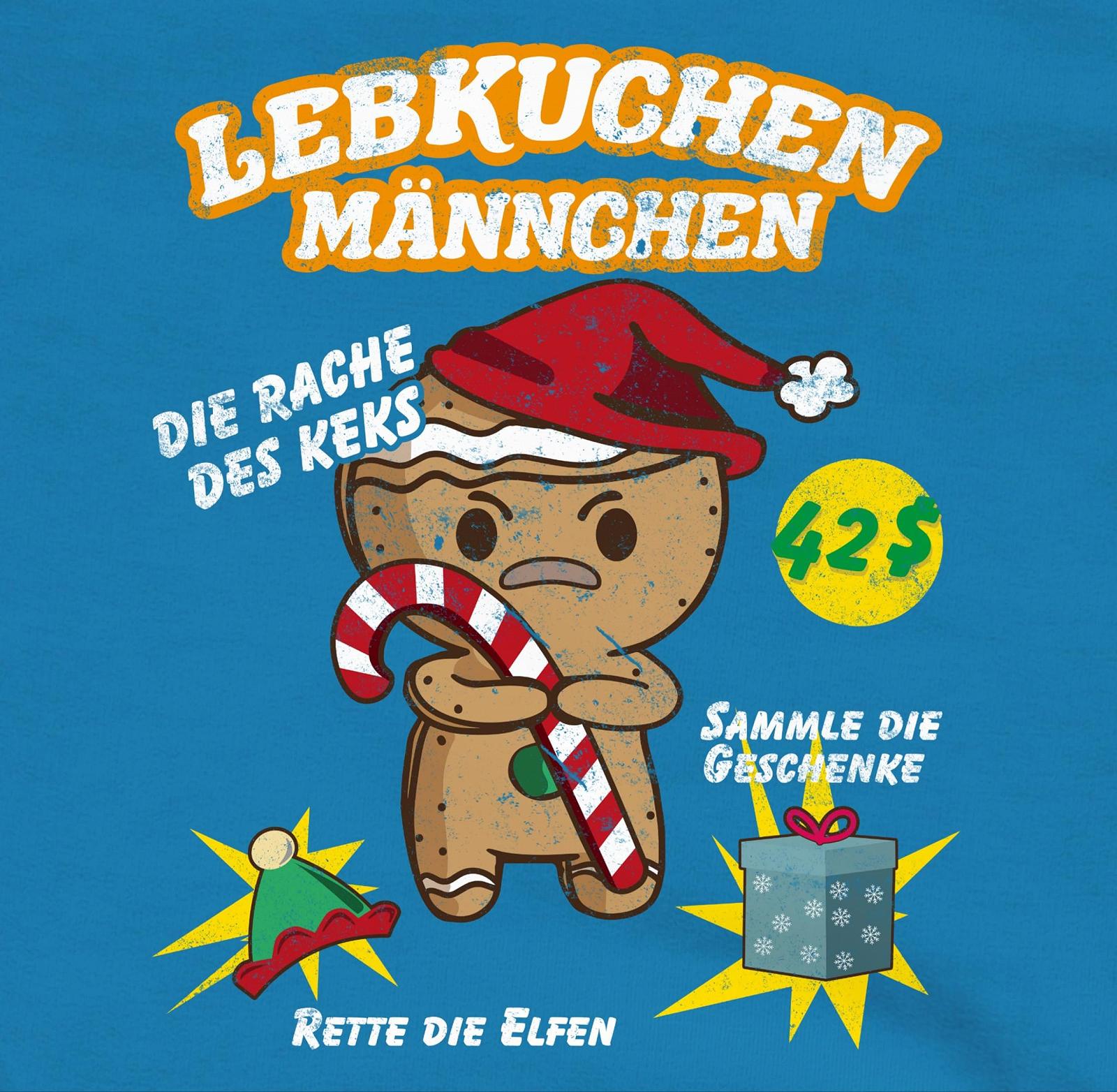 Детская Толстовка для Мальчиков и Девочек Shirtracer Рождественские Подарки Рождество Пряничные Человечки Игра Винтаж, фото №2