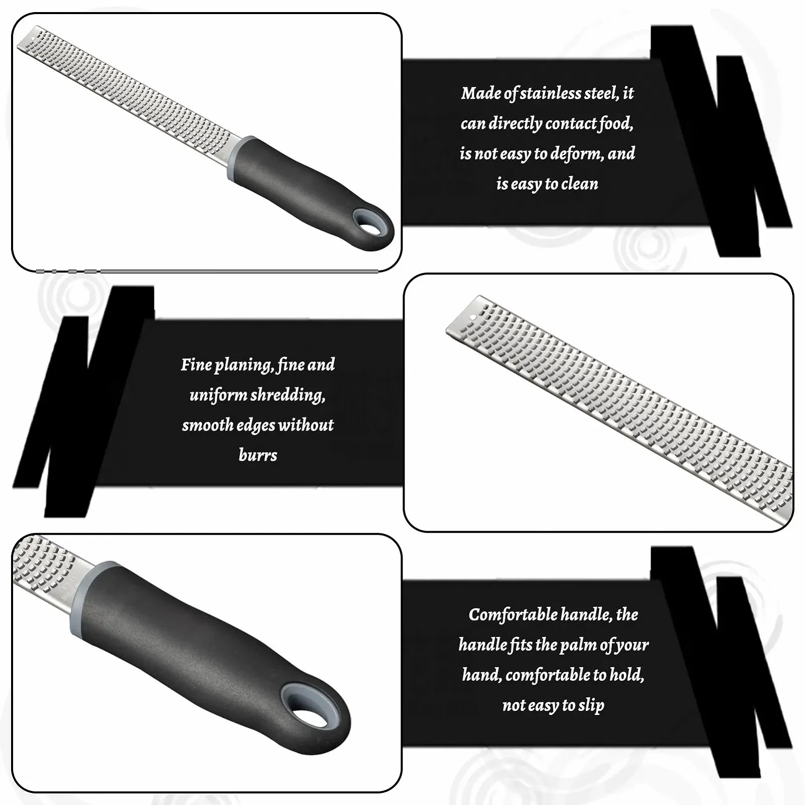 Терка для часнику, пармезану Срібляста, фото №3