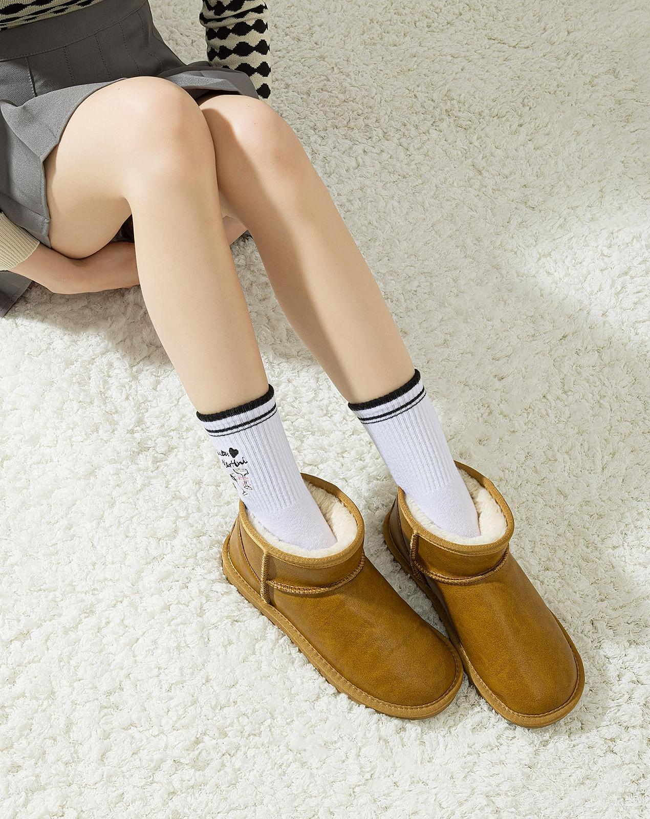 Носки для пилатеса Yawlsow, женские, нескользящие носки для йоги с нескользящим покрытием, милые носки для пилатеса Reformer, нескользящие носки с пупырышками для балета, танцев, батута, больницы, фитнеса, дома, фото №7