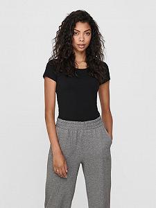 Футболка ONLLIVE LOVE LIFE ONECK TOP NOOS JRS 15205059- ONLY Чорний XS - Фото 1